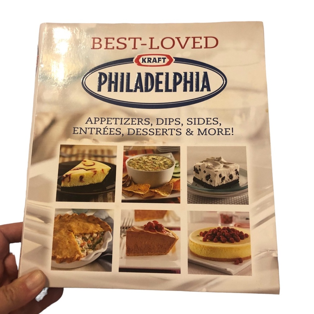 Philadelphia Cream Cheese Cookbook Soft Cover 255 Pgs Desserts Appetizer Dips